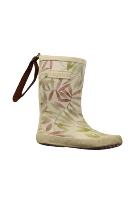 A Beige Rain Boots from Bisgaard in size 4T for boy. (Front View)