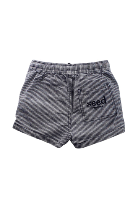 A Grey Shorts from Seed in size 12-18M for girl. (Back View)