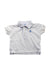 A White Short Sleeve Polos from Jojo Maman Bébé in size 6-12M for boy. (Front View)