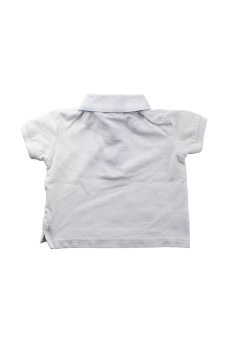 A White Short Sleeve Polos from Jojo Maman Bébé in size 6-12M for boy. (Back View)