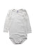 A White Long Sleeve Bodysuits from Petit Bateau in size 2T for neutral. (Front View)