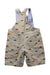 A Beige Overall Shorts from Jojo Maman Bébé in size 18-24M for boy. (Back View)