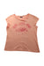 A Orange Short Sleeve T Shirts from IKKS in size 10Y for girl. (Front View)