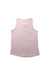 A Pink Sleeveless T Shirts from Crewcuts in size 8Y for girl. (Front View)