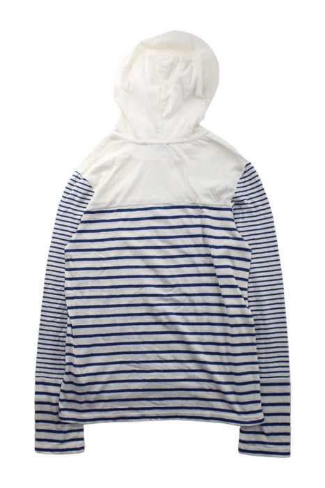 A Blue Long Sleeve T Shirts from IKKS in size 12Y for boy. (Back View)