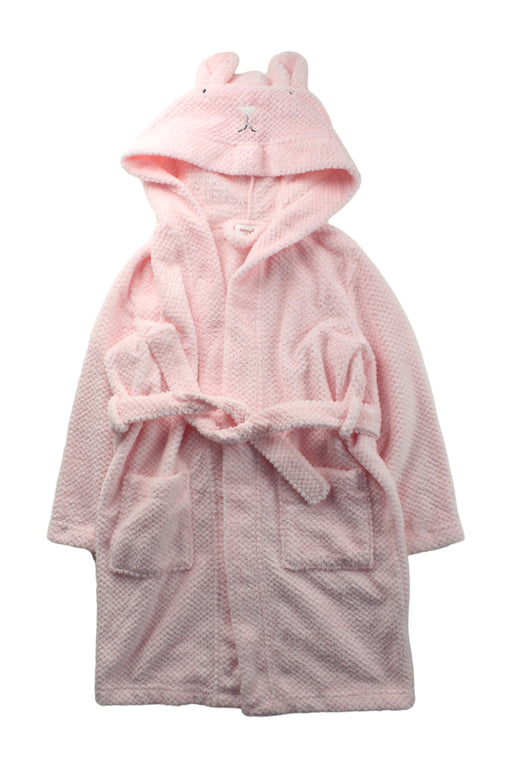 A Pink Bathrobes from Seed in size 6T for girl. (Front View)