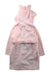 A Pink Bathrobes from Seed in size 6T for girl. (Back View)