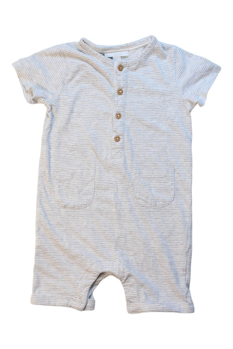 A Green Short Sleeve Rompers from The Little White Company in size 2T for boy. (Front View)