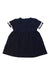 A Black Short Sleeve Dresses from Petit Bateau in size 18-24M for girl. (Back View)