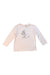 A Pink Long Sleeve T Shirts from Bonton in size 3T for girl. (Front View)