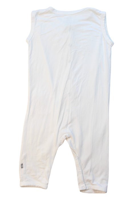 A White Sleeveless Jumpsuits from Kyte Baby in size 12-18M for neutral. (Back View)