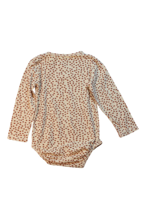 A Beige Long Sleeve Bodysuits from Konges Sløjd in size 2T for girl. (Back View)