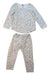 A Multicolour Pyjama Sets from Petit Bateau in size 2T for girl. (Front View)