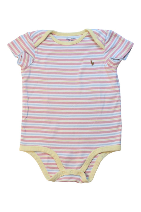 A Multicolour Short Sleeve Bodysuits from Ralph Lauren in size 12-18M for girl. (Front View)