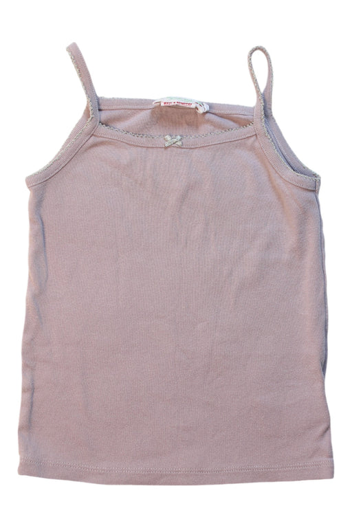 A Purple Sleeveless Tops from Bonpoint in size 2T for girl. (Front View)