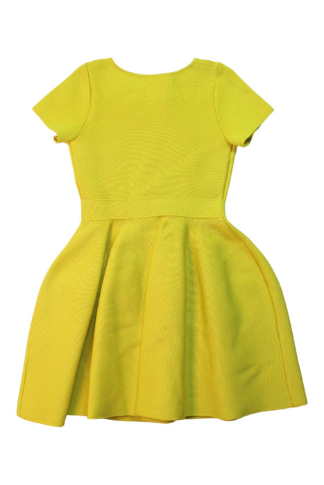 A Yellow Short Sleeve Dresses from Carolina Herrera in size 3T for girl. (Back View)