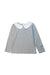 A Grey Long Sleeve Tops from Jacadi in size 5T for girl. (Front View)