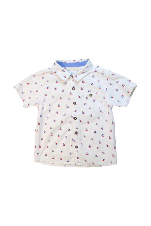 A Multicolour Short Sleeve Shirts from Jojo Maman Bébé in size 4T for boy. (Front View)