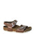 A Brown Sandals from Birkenstock in size 5T for girl. (Front View)