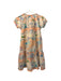 A Peach Short Sleeve Dresses from Hakka in size 6T for girl. (Back View)