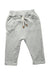 A White Sweatpants from 1 + in the family in size 6-12M for girl. (Front View)