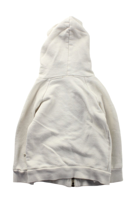 A White Zippered Sweatshirts from 1 + in the family in size 6-12M for neutral. (Back View)