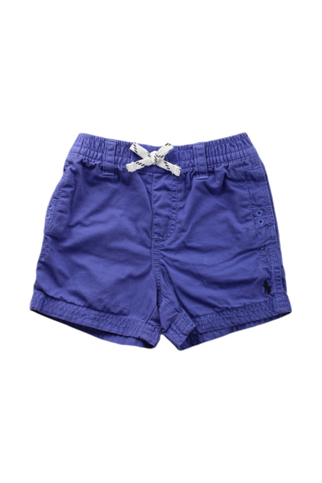 A Purple Shorts from Ralph Lauren in size 6-12M for boy. (Front View)