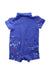 A Blue Short Sleeve Rompers from Ralph Lauren in size 6-12M for boy. (Back View)