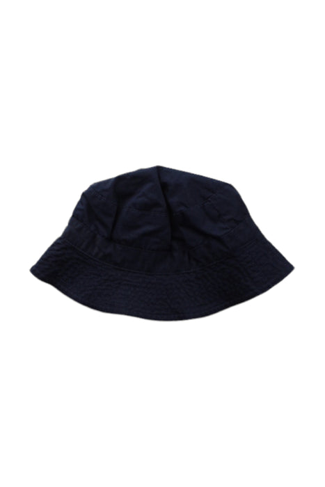 A Blue Sun Hats from Petit Bateau in size 3-6M for boy. (Back View)