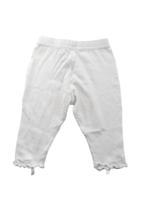 A White Sweatpants from Aosta in size 2T for girl. (Back View)