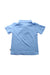 A Blue Short Sleeve Polos from City Threads in size 2T for boy. (Back View)