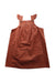 A Orange Sleeveless Dresses from Maison Me in size 8Y for girl. (Front View)