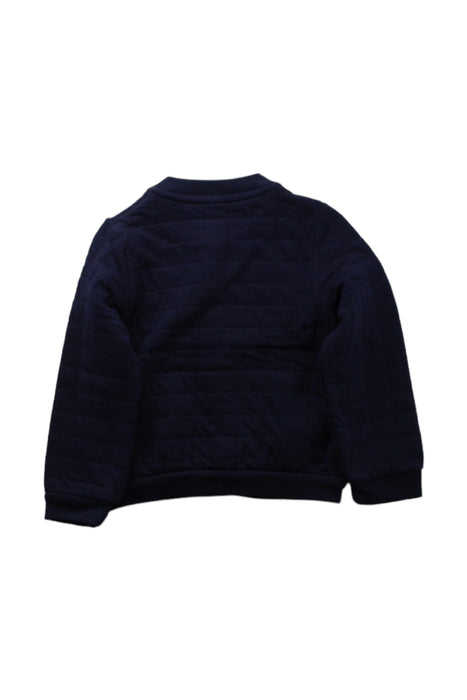 A Blue Cardigans from Petit Bateau in size 3T for boy. (Back View)