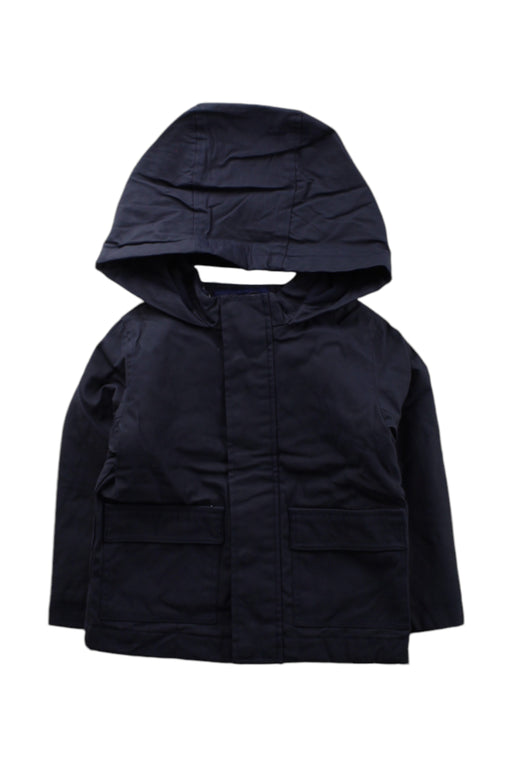 A Blue Lightweight Jackets from Jacadi in size 2T for boy. (Front View)