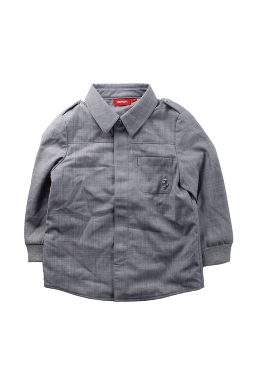 A Grey Long Sleeve Shirts from Ferrari in size 2T for boy. (Front View)