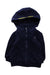 A Blue Zippered Sweatshirts from Ferrari in size 2T for boy. (Front View)