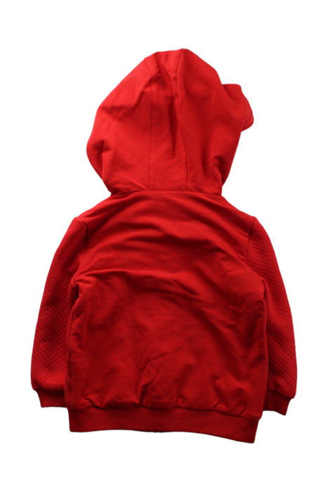 A Red Zippered Sweatshirts from Ferrari in size 3T for boy. (Back View)