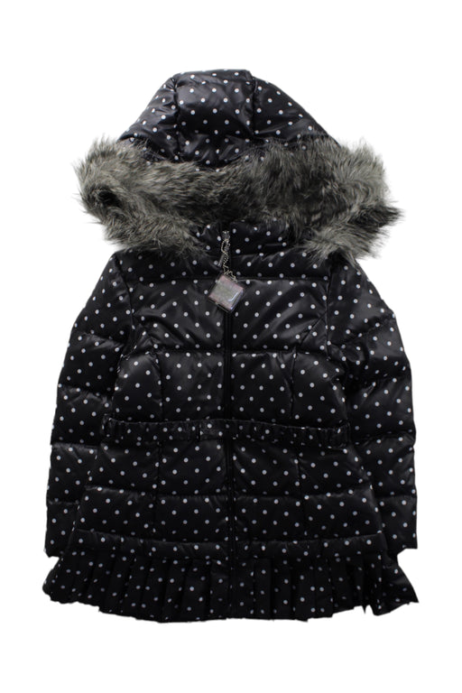 A Black Puffer/Quilted Coats & Outerwear from Nicholas & Bears in size 6T for girl. (Front View)