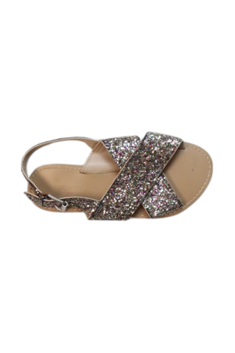 A Multicolour Sandals from Crewcuts in size 5T for girl. (Front View)