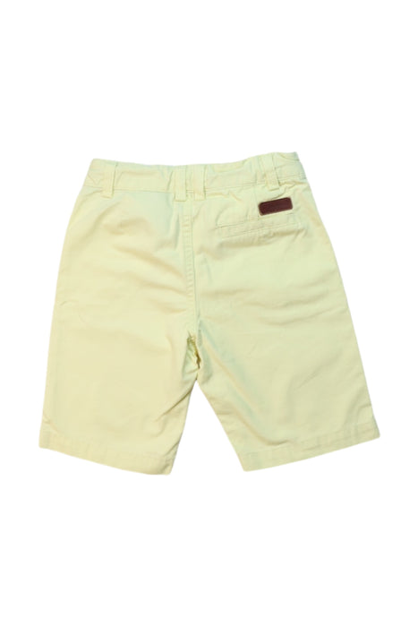 A Yellow Shorts from Jacadi in size 4T for boy. (Back View)