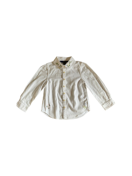 A White Long Sleeve Shirts from Polo Ralph Lauren in size 3T for neutral. (Front View)