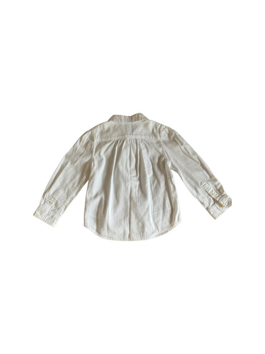 A White Long Sleeve Shirts from Polo Ralph Lauren in size 3T for neutral. (Back View)