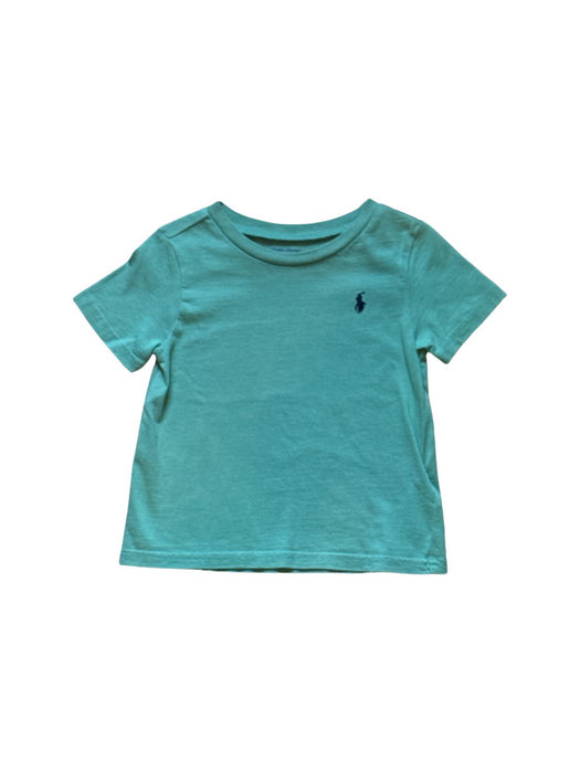 A Green Short Sleeve T Shirts from Ralph Lauren in size 12-18M for neutral. (Front View)