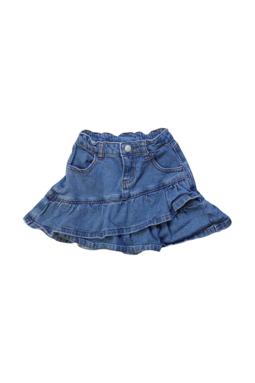 A Blue Mid Skirts from Seed in size 4T for girl. (Front View)