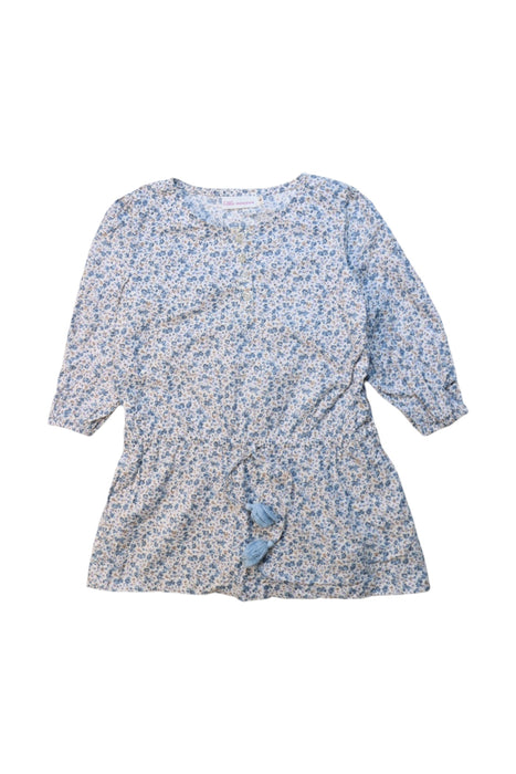 A Multicolour Long Sleeve Dresses from Little Mercerie in size 4T for girl. (Front View)