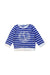 A Blue Crewneck Sweatshirts from Petit Bateau in size 12-18M for boy. (Front View)