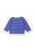 A Blue Crewneck Sweatshirts from Petit Bateau in size 12-18M for boy. (Back View)