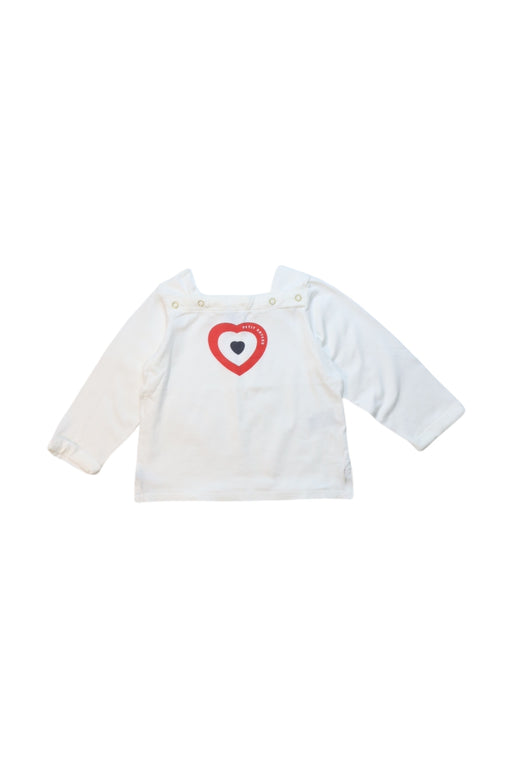 A Multicolour Long Sleeve Tops from Petit Bateau in size 6-12M for girl. (Front View)