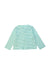 A Teal Cardigans from Petit Bateau in size 6-12M for girl. (Back View)