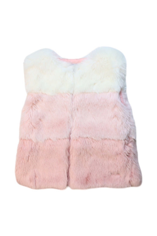 A Pink Outerwear Vests from Mayoral in size 5T for girl. (Front View)